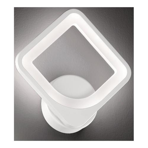Silux Applique STEVE Quadro 3000K Bianco (12x12cm) 1970 362 1 luce - LED - Max 12W