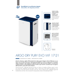 ARGO - Deumidificatore DRY PURY EVO WF 17-bianco/blu