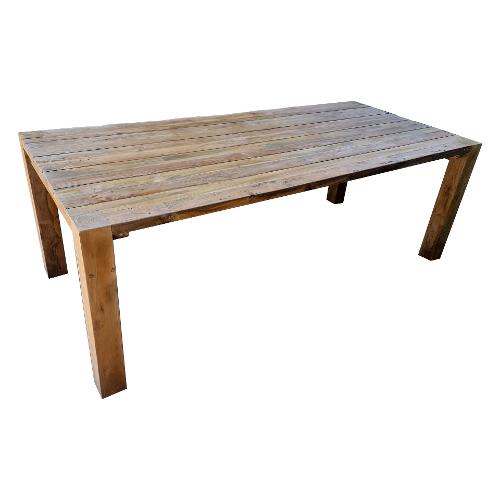 Amicasa Tavolo da esterno LONAC Fisso Teak (220x100cm)