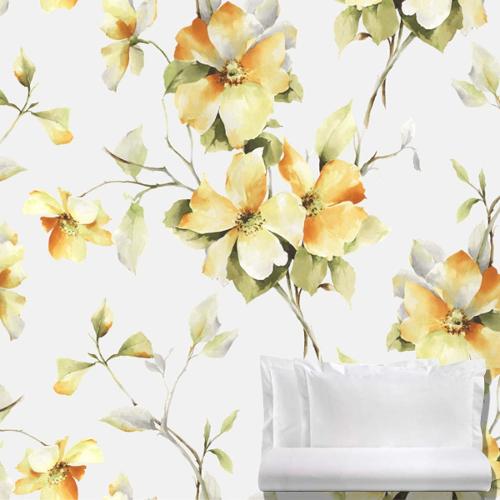 Tessitura di Arconate Parure copripiumino yellow due piazze BACH TA 0046