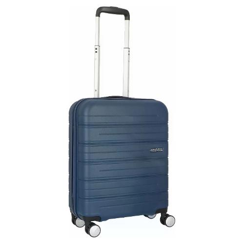 American Tourister Trolley cabina rigido tg. S (33,6Lt) 4 ruote (40x20x55cm) HIGH TURN matt dark navy 138260 7088