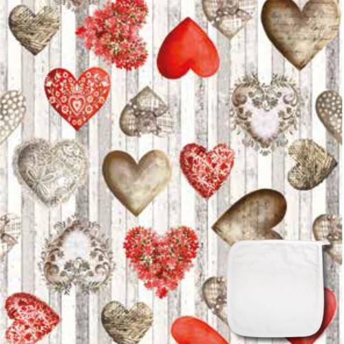 Tessitura di Arconate Presina CUORE TA 0010