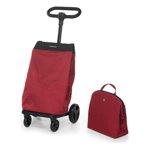 Foppapedretti Carrello spesa (46L) GO GO Con borsa termica aggiuntiva Rosso (41x58x99 cm) 9702003401
