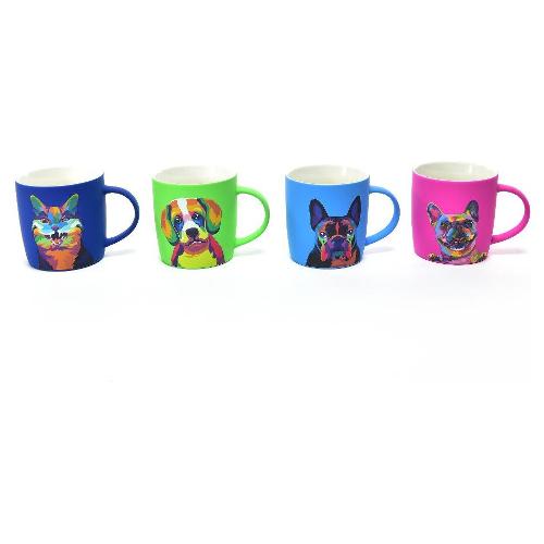 Mercury Tazza mug Porcellana (390ml) Assortito 10523