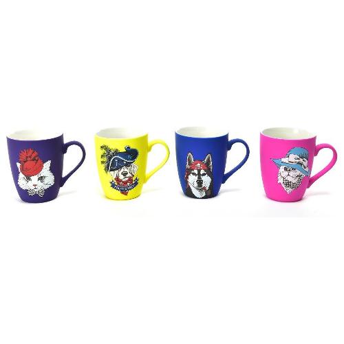 Mercury Tazza mug Porcellana (350ml) Assortito 10547