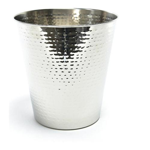 Mercury Secchiello portaghiaccio Inox (25x26cm) porta bottiglia MARTELLATO Cromo 03389