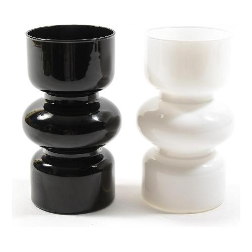 Mercury Vaso Vetro (10x18cm) Black or White Assortito 00848