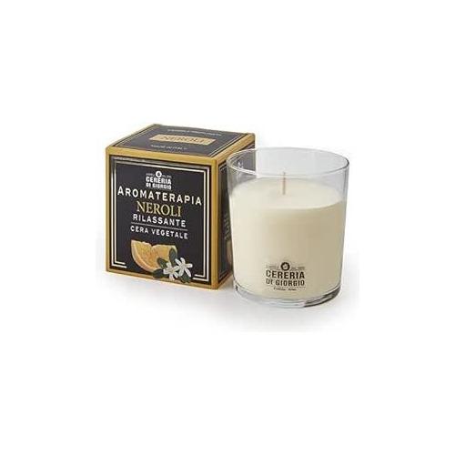 Cereria Di Giorgio Candela profumata Neroli Rilassante (8x9cm) 44h in bicchiere AROMATERAPIA AR01101BER