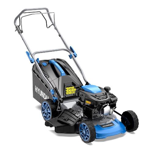 Hyundai Power Products Tagliaerba motore Hyundai 150cc Dm43Sc D150 2,6 kW taglio 43cm blu e nero 65810