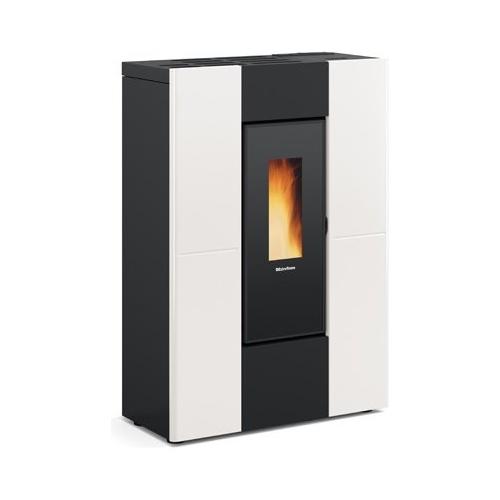 Extraflame Stufa pellet 8kW MARILENA PLUS 5.0 Bianco 5 stelle 1287300
