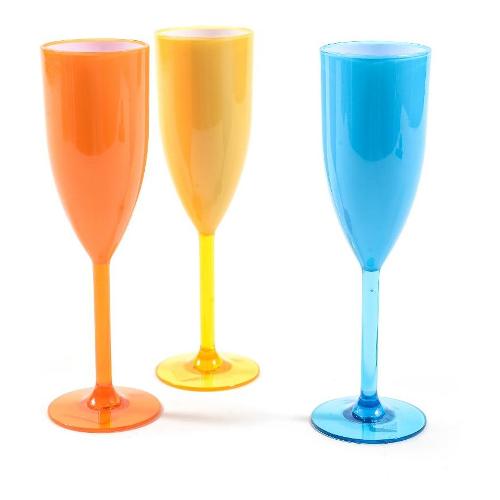 Mercury Calice Flute (6,5x21cm) Assortito 12924