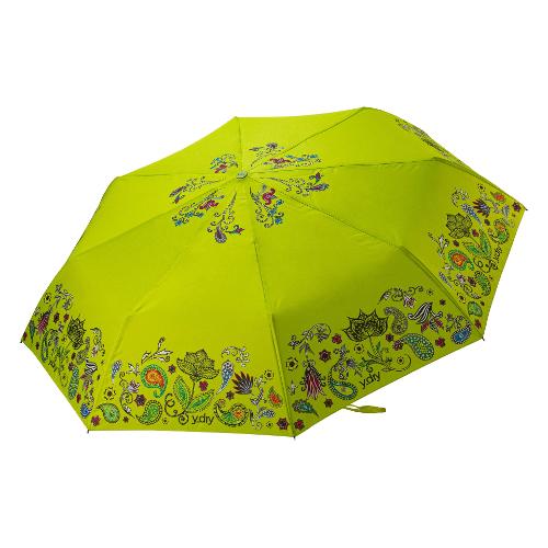 Y Dry Ombrello mini donna automatico open-close Decò (97cm) FASHION WORLD Lime Y 2271
