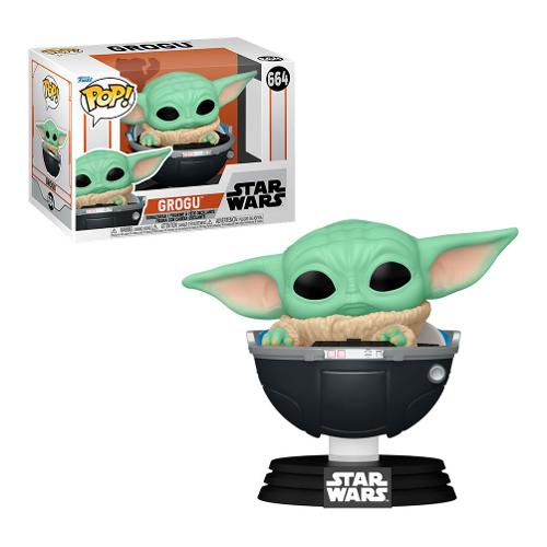 Funko POP STAR WARS The Mandalorian Grogu with Prama 664 76551