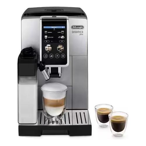 De Longhi Macchina caffè espresso 1450W DINAMICA Plus ECAM 380 85 SB Silver e Black 0132215485