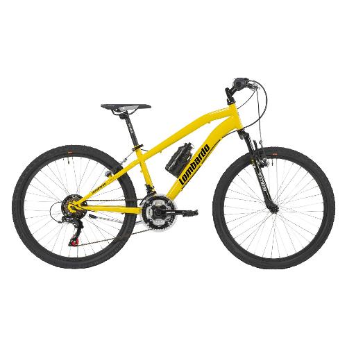 Cicli Lombardo Mountain Bike acciaio ( 18 vel ) 24" TROPEA Yellow e Black DY2403 4235