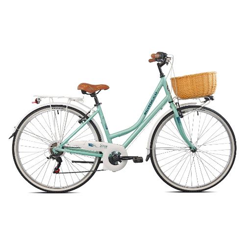 Esperia City Bike ( 6 vel ) 28" SIENA con cestino Alluminio Acquamarina 24H2261