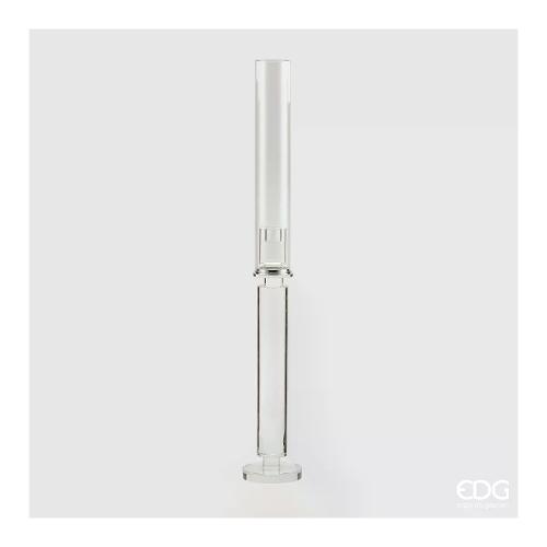 Edg Candelabro 1F con cilindro (70cm) CRYSTAL Trasparente 104780 00