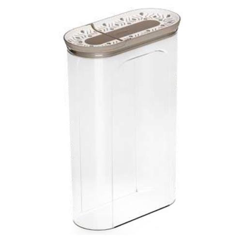 Stefanplast Barattolo (2,8L) TOSCA portacereali con dosatore Tortora 55030