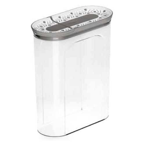 Stefanplast Barattolo (2L) TOSCA portacereali con dosatore Grigio 55012