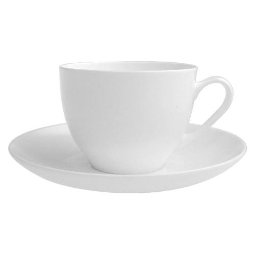 H&H Set tazze te con piatto 6 pz (230ml) ALA Bianco 9547361