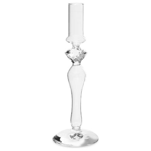 H&H Candelabro 1F con cilindro (24,5cm) Trasparente 8839000