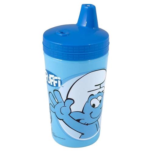 Bicchiere bimbo PUFFI Antigoccia con beccuccio Azzurro 8674600
