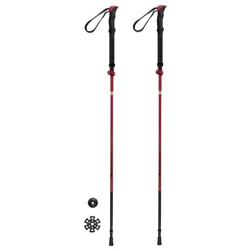 Ferrino Set bastoni trekking 2 pz (115-135cm) SPANTIK Rosso 78388NRR
