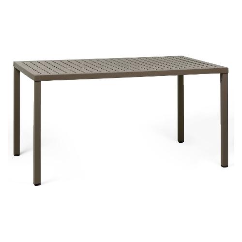 Nardi Tavolo impilabile alluminio CUBE 140 x 80 Fisso Tabacco (140x80x75,5cm) 47767 53 000