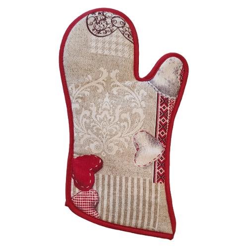 Olibò Guanto forno MAX LOVE Rosso 809999 MAXLRO