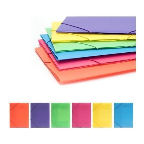 Scatto Cartellina 3 lembi con elastico A4 (24,5x32cm) Assortito 338