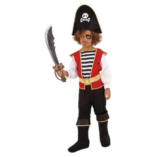 Rubie'S Spain Costume carnevale Pirata Malvagio taglia 5-7 anni S8615 M