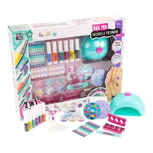 Clementoni Crazy Chic Lovely Ballerina Nail Art - Kit Unghie Set