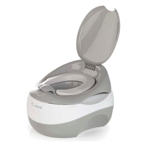 Janè Vasino Educativo 18m+ (36,5x31,5x28,5cm) 3 IN 1 POTTY Grigio e Bianco 40347 C01