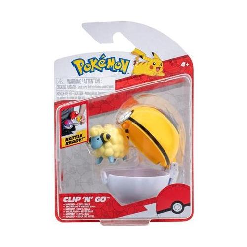 Rei Toys Clip n'Go Poke Ball con clip cintura (5cm) POKÉMON Assortito PK160400
