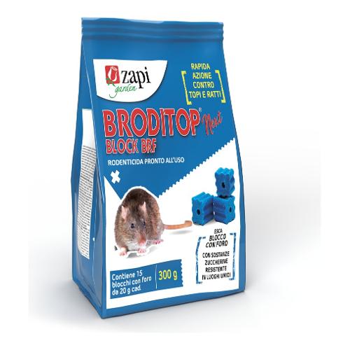 Zapi Esca Broditop Next Block topicida in blocchi busta 300 gr (15 pz) 103694