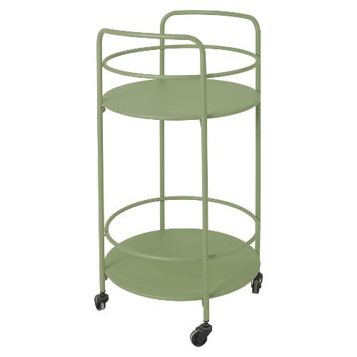 Amicasa KART Carrello porta vivande Verde salvia
