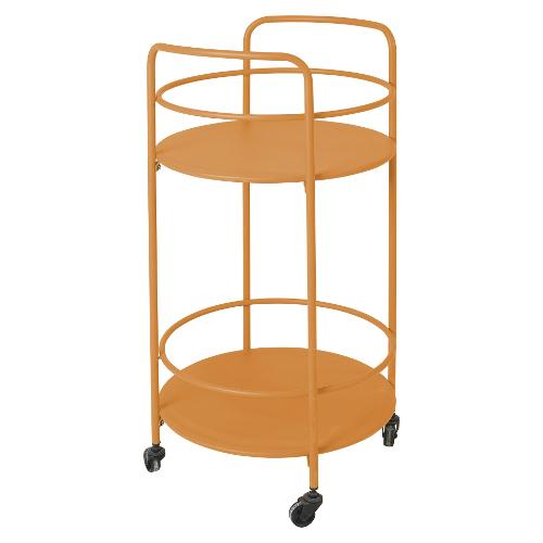 Amicasa KART Carrello porta vivande Senape
