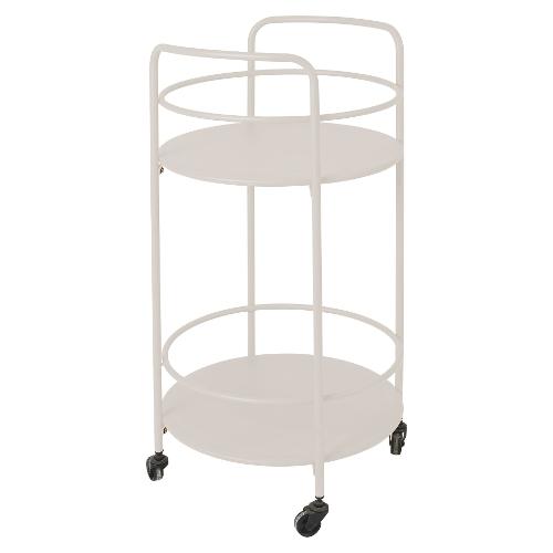 Amicasa KART Carrello porta vivande Bianco caldo