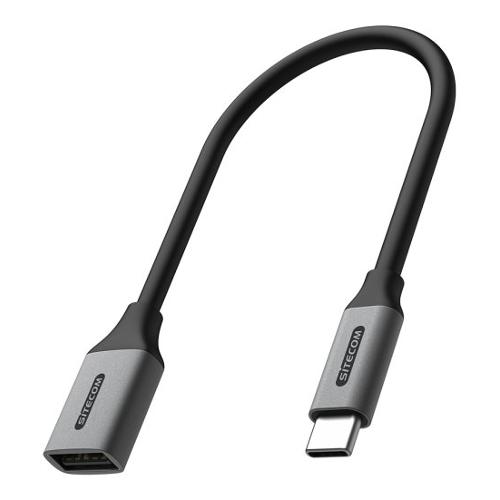 Sitecom Cavo adattatore USB C to USB A Grey e Black 0,15m AD 1011
