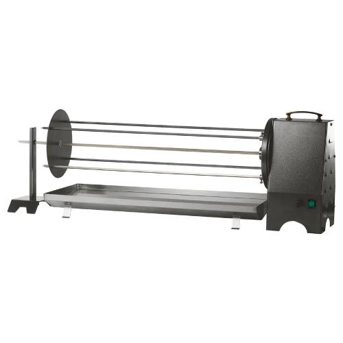 Girarrosto R.ZETA da caminetto 15-18 kg portata Nero e Inox CORTINA A4