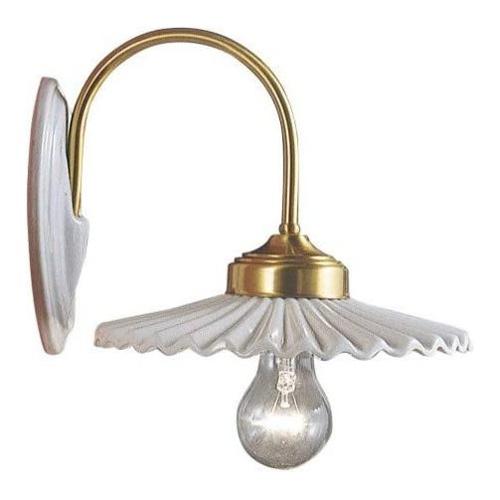 Ferroluce Applique L'AQUILA Bianco (23x26x21cm) C012 BI 1 luce - E27 - Max 77W
