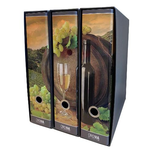 Cardea Registratore archivio Tris Vino R80 CROMA COLLECTION (28,5x8x34 cm) 06503