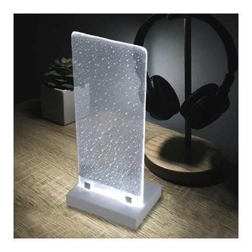 Familamp Lampada tavolo COOPER Bianco (14x10x31cm) 351 LP 1 luce - LED - Max 2,5W