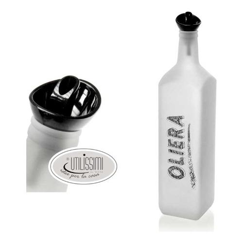 Oliera 1L con tappo versatore UTILISSIMI Bianco satinato 861659