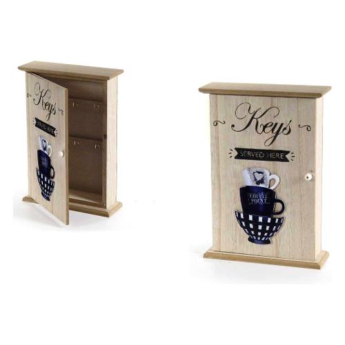 Gicos Bacheca chiavi LEGNO&DISEGNO Naturale (20x9x26 cm) 807510