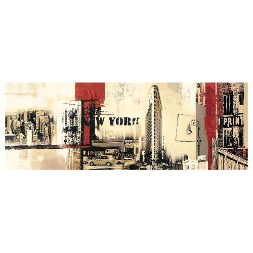 Dozza NEW YORK Stampa su tela (50x150cm) S58W1041