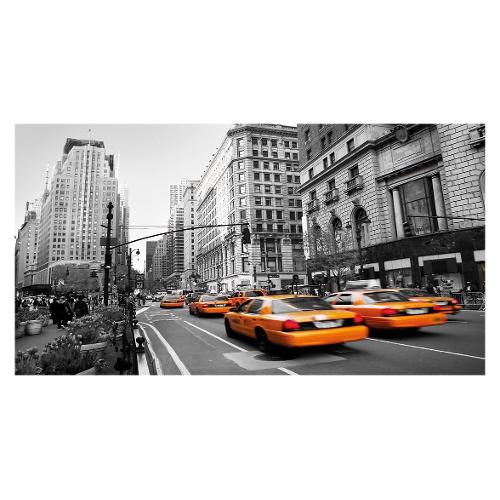 Dozza YELLOW CARS Stampa su tela (70x140cm) S21BF000AD