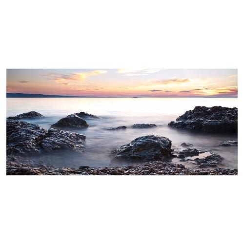 Dozza ROCKY SEA COAST Stampa su tela (50x100cm) S9F6KBD