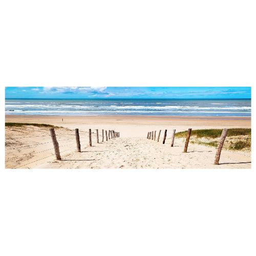 Dozza WAY TO THE BEACH Stampa su tela (30x90cm) S9F5XAT