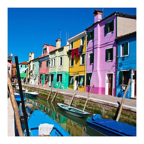 Dozza BURANO Stampa su tela (50x50cm) S9G750202